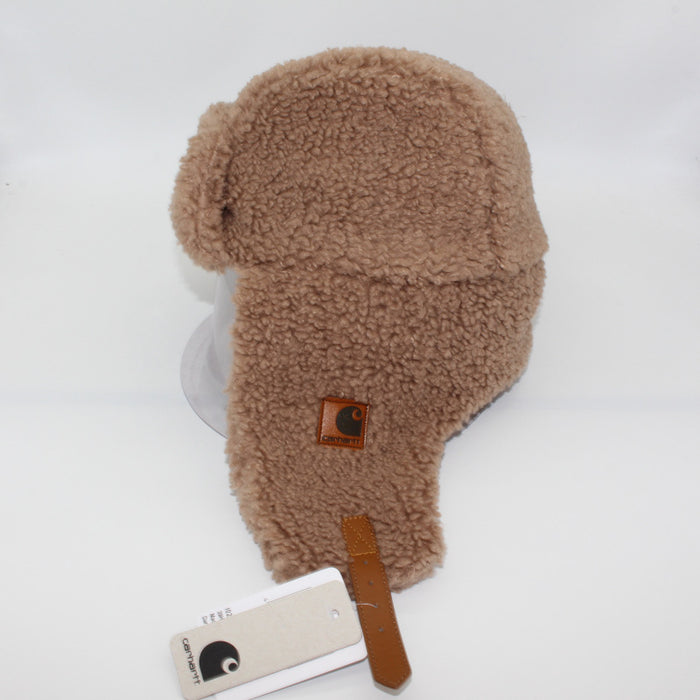 Wholesale Hat Polyester Autumn Winter Plush Adjustable Ear Guard Outdoor Hat MOQ≥2 (F) JDC-FH-QCL003