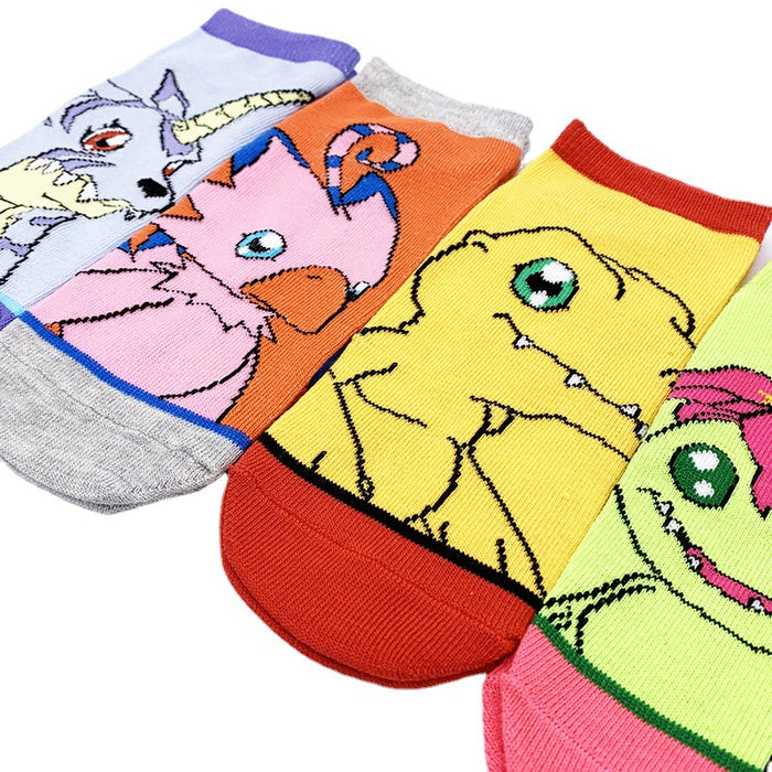 Calcetines al por mayor algodón lindo dibujos animados de calcetines cortos transpirables jdc-sk-yiyan019