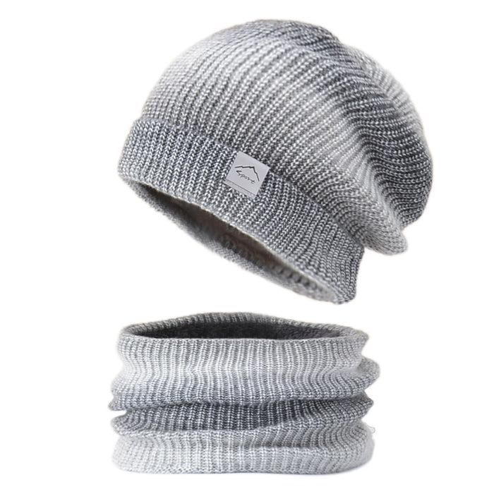 Hat de sombrero al por mayor Gradiente de color Buff de sombrero de punto de punto 2 piezas MOQ≥2 JDC-FH-BG018