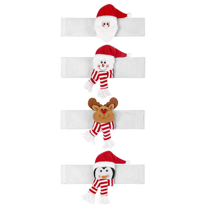 Cortina de Navidad decorativa al por mayor Ornamento de dibujos animados MOQ≥2 JDC-DCN-XINDUN002