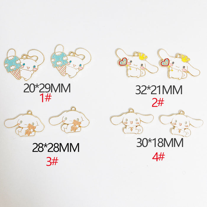 Wholesale Cartoon Enamel Alloy Bracelet Charms Accessories (M) MOQ≥10 JDC-CS-LingM006