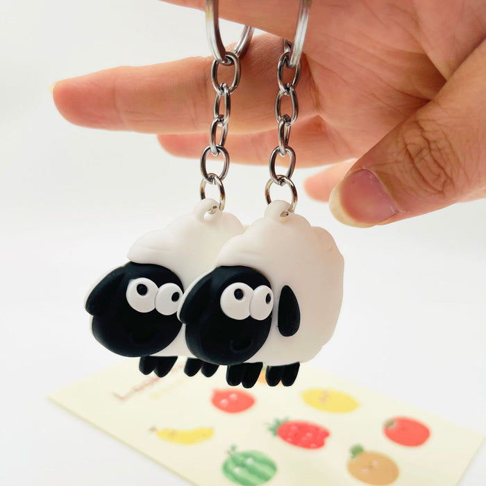 Wholesale Keychains PVC Lamb Cartoon Cute (M) JDC-KC-XiangY037