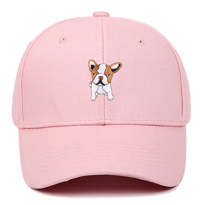 Gat de sombrero al por mayor algodón lindo cachorro de béisbol bordado jdc-fh-chuany009