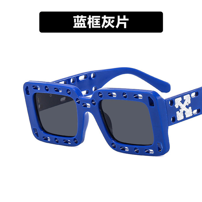 Wholesale sunglasses resin notch hole JDC-SG-PLS088