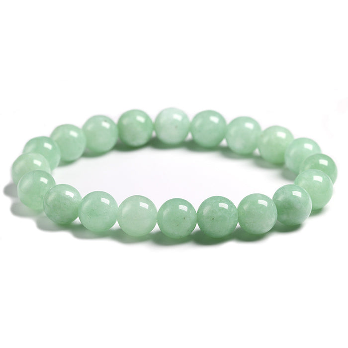 Wholesale Add Color Green Aventurine Chalcedony Bracelet Natural Gem Bracelet JDC-BT-liehuo006