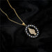 Jewelry WholesaleWholesale Virgin Mary copper plated micro-zircon gold necklace JDC-NE-AG141 Necklaces 澳古 %variant_option1% %variant_option2% %variant_option3%  Factory Price JoyasDeChina Joyas De China