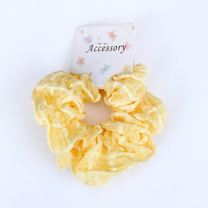 Wholesale hair rope cloth colorful puffs JDC-HS-MDL003