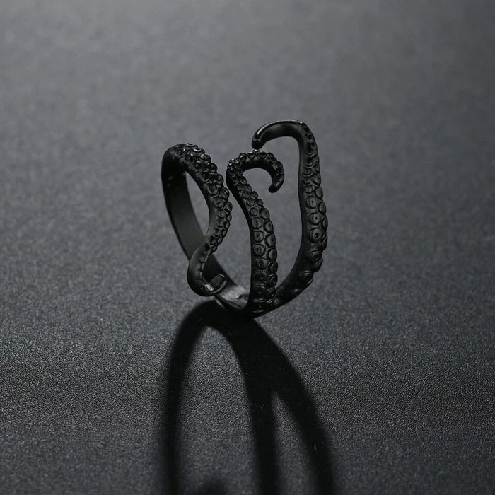 Wholesale Ring Alloy Octopus Vintage Ring MOQ≥2 JDC-RS-YuD009