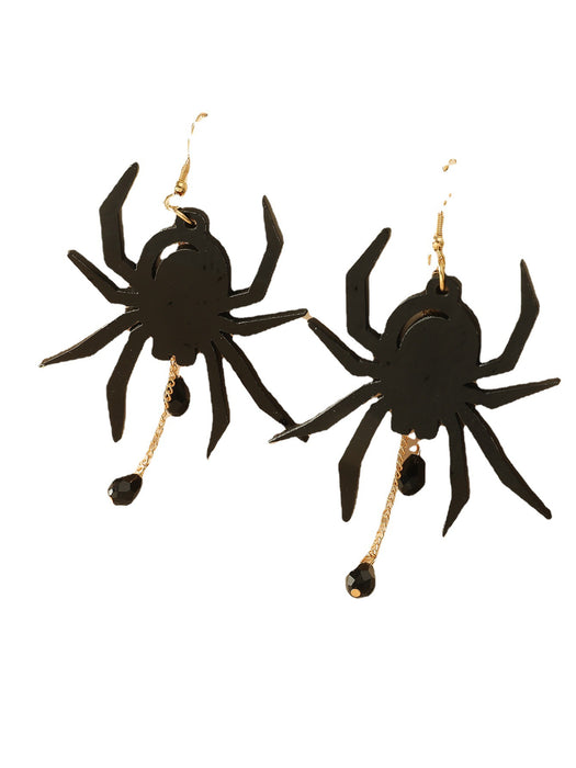 Jewelry WholesaleWholesale Halloween Acrylic Black Spider Earrings JDC-ES-GANL007 Earrings 甘来 %variant_option1% %variant_option2% %variant_option3%  Factory Price JoyasDeChina Joyas De China