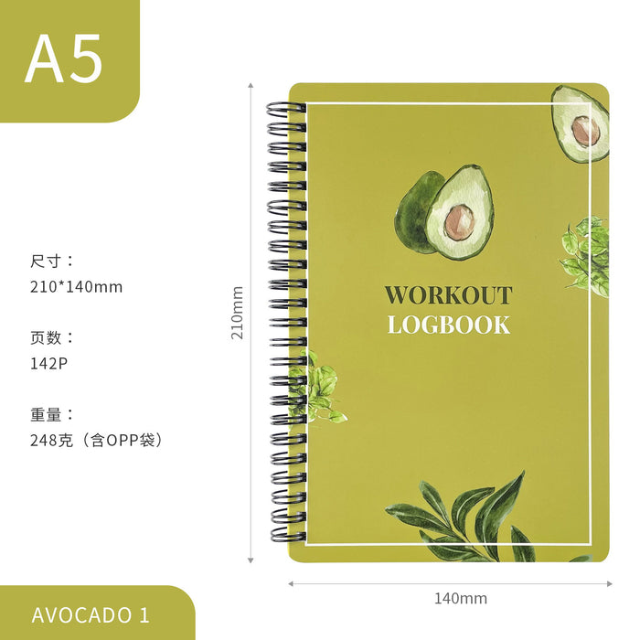Notebook al por mayor A5 Dieta Fitness Punch Record Book Moq≥2 JDC-NK-Yingke001