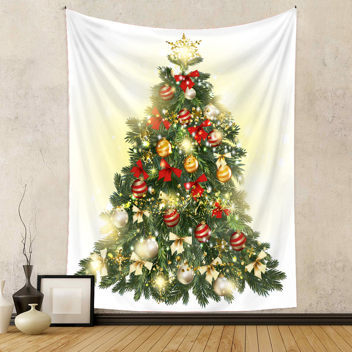 Wholesale Christmas Bohemian Tapestry Decoration Wall Covering Hanging Drapes JDC-DCN-ZhaoJia002