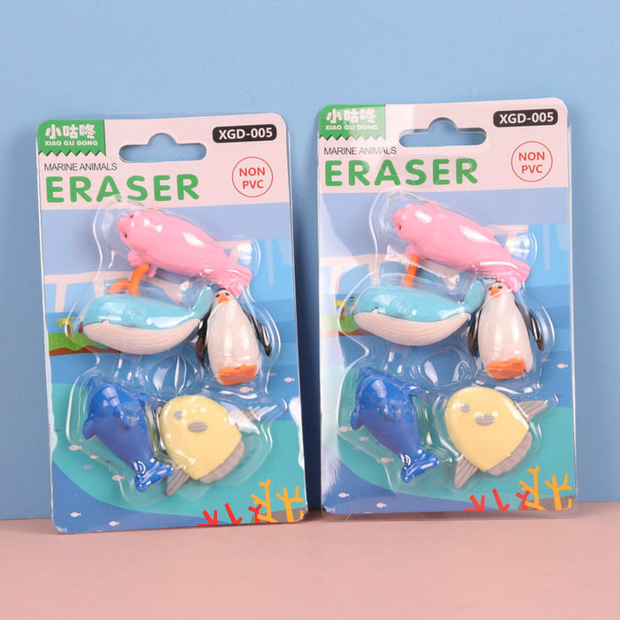 Wholesale eraser rubber marine life MOQ≥2 JDC-ERA-CXL003