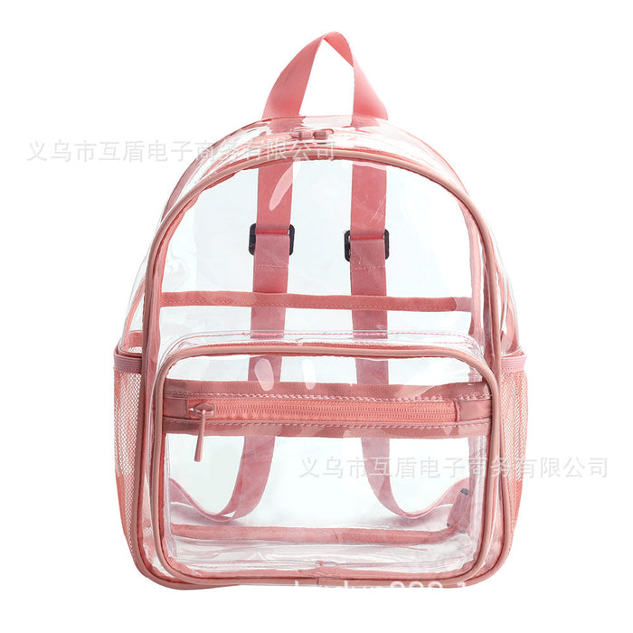 Wholesale transparent backpack new summer casual pvc backpack CLEAR BACKPACKS JDC-BP-Lefei005