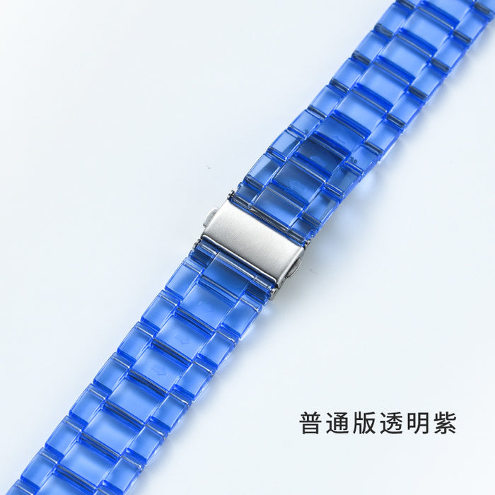 Banda de reloj de resina transparente de Apple Well Watch al por mayor JDC-WB-MUS001