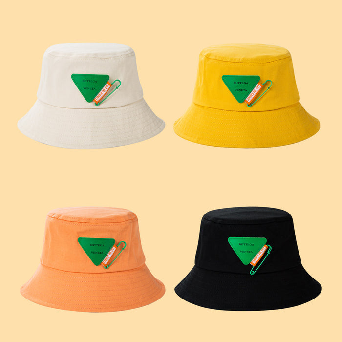 Wholesale letter triangle fisherman hat women's tide brand fashion all-match pot hat (F) MOQ≥2 JDC-FH-YuGe002