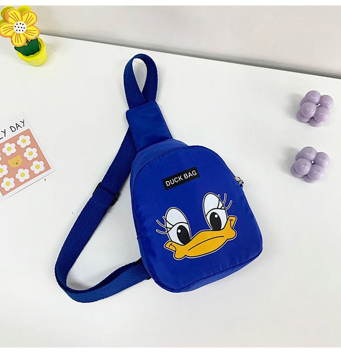 Wholesale duck chest bag cartoon cute children bag JDC-SD-KR062