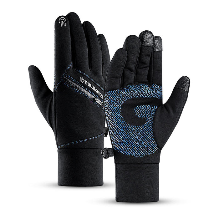 Wholesale Gloves Nylon Waterproof Anti-Slip Touch Screen Warm MOQ≥2 JDC-GS-GuD018
