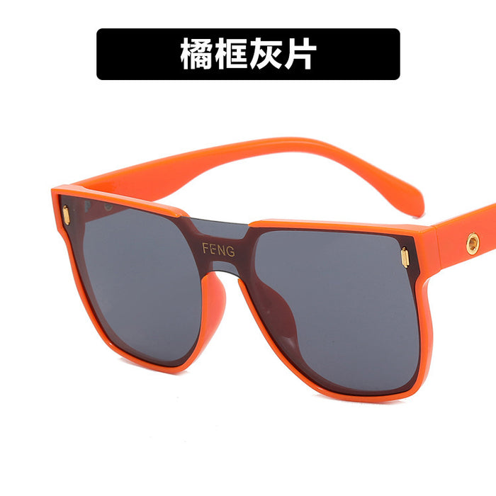 Wholesale One Piece Large Frame Sunglasses Funny Bungee Windproof and Thin JDC-SG-PLS074