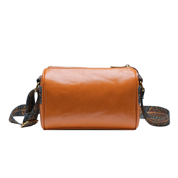 Wholesale Shoulder Bag PU Retro Oil Wax Leather Pillow Bag Underarm Diagonal JDC-SD-Guizu002