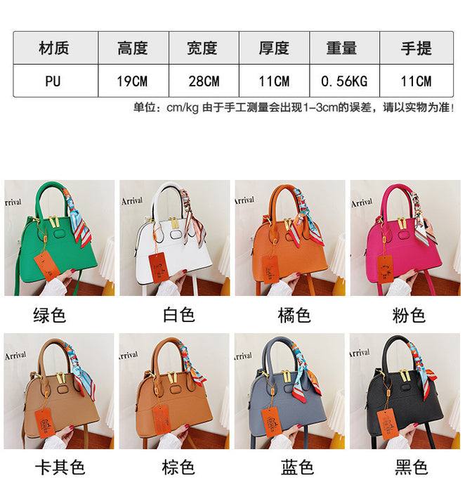 Wholesale Shoulder Bag PU Litchi Pattern Shell Bag Diagonal Cross Portable JDC-SD-Kunte004