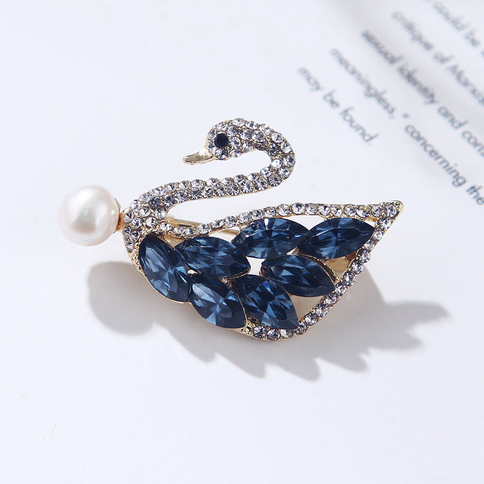 Wholesale Flamingo Butterfly Bee Natural Freshwater Pearl Brooch Gift box JDC-BC-LanH004
