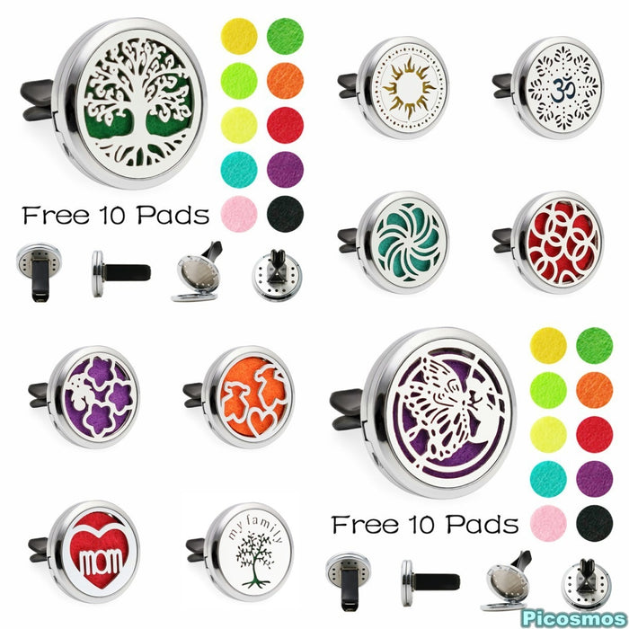 Wholesale Car Accessories Alloy Pattern Air Outlet Perfume Clip JDC-CA-BoShi002