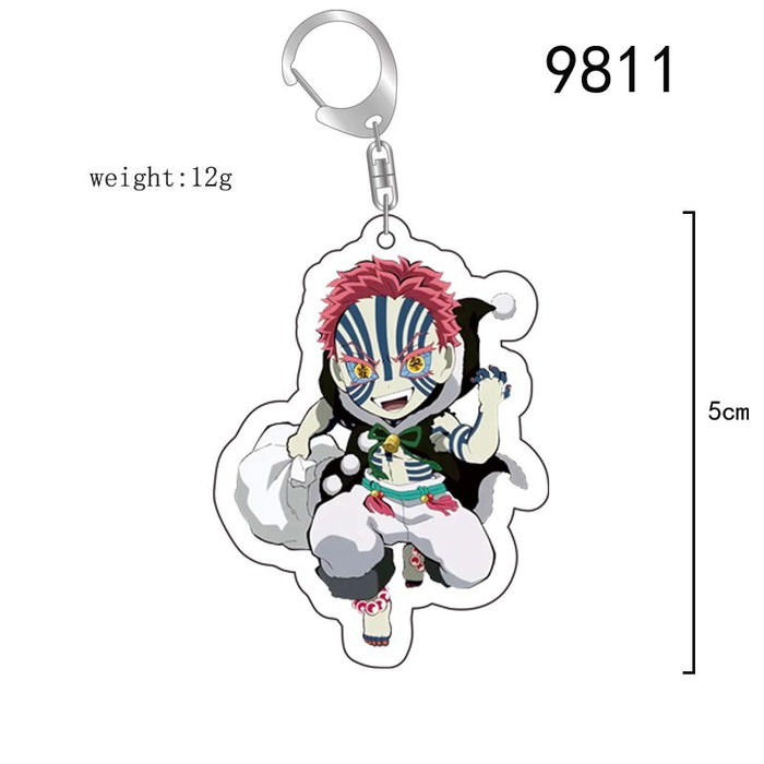 Wholesale keychain acrylic double-sided transparent stand pendant (M) JDC-KC-XiMi013