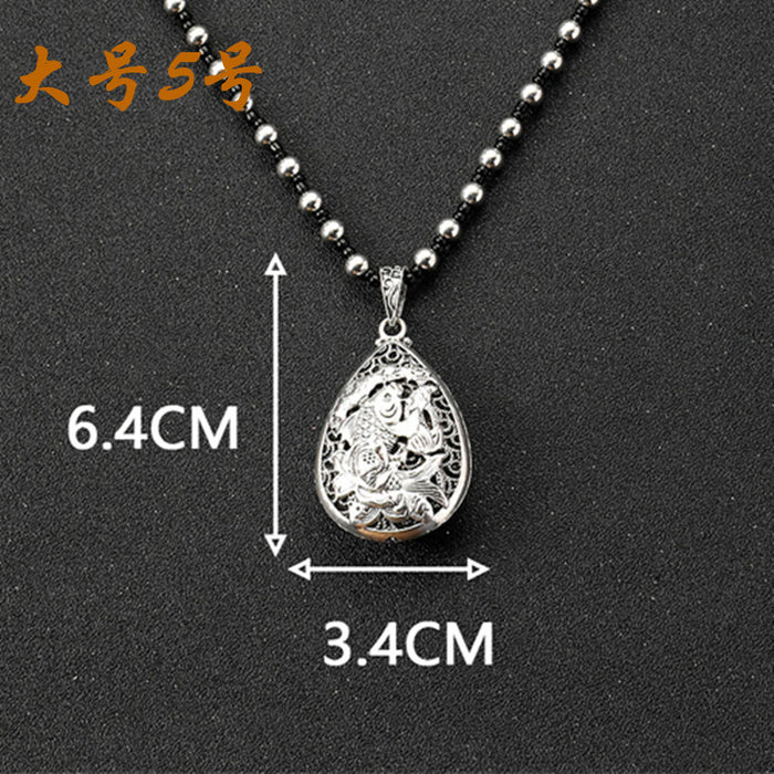 Wholesale Necklaces Silver Plated Ethnic Pixiu Good Luck JDC-NE-WeiS001