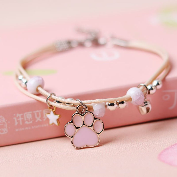 Wholesale alloy cartoon bear paw bracelet JDC-BT-YXH015