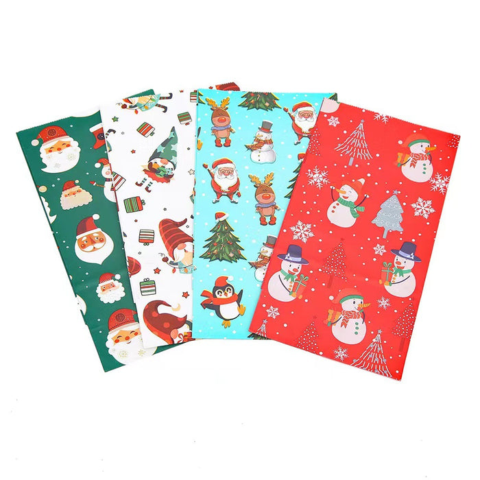 Wholesale Gift Bag Kraft Paper Christmas Gift Bag MOQ≥12 JDC-GB-Ganrui019