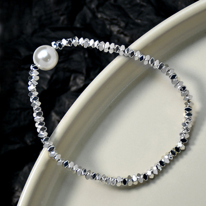 Wholesale Bracelet Broken Silver Few Taels Pearl Bracelet JDC-BT-YouF008
