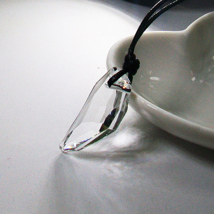 Collar colgante de pareja de cristal al por mayor joyería simple jdc-ne-yijian001