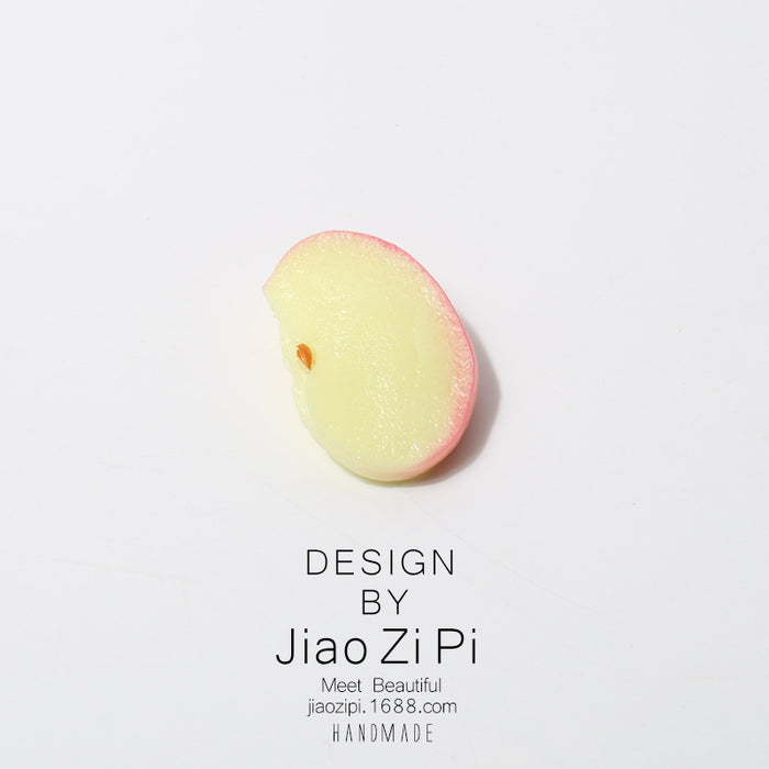 Clips de cabello al por mayor Resina 3D Simulación frutas y verduras JDC-HC-JZP009