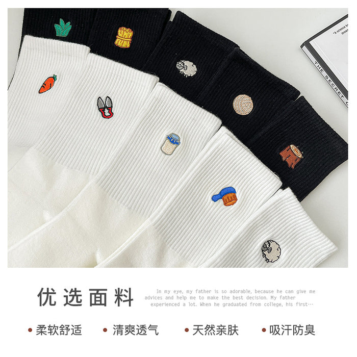 Wholesale Sock Cotton Sweat Absorbing Socks Cartoon MOQ≥2 JDC-SK-CYu020