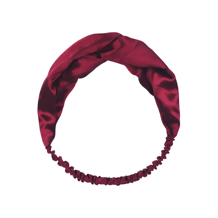 Wholesale Headband Imitation Silk Solid Color Washing Band Hair Tie Sports MOQ≥3 JDC-HD-TianLX001