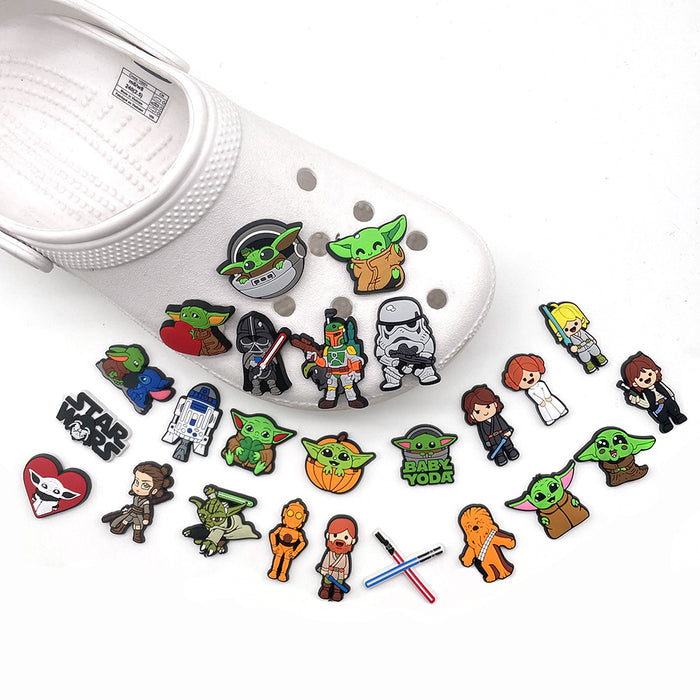 Wholesale Random 10pcs Cartoon Cute PVC DIY Accessories Croc Charms (M) JDC-CCS-WanX001
