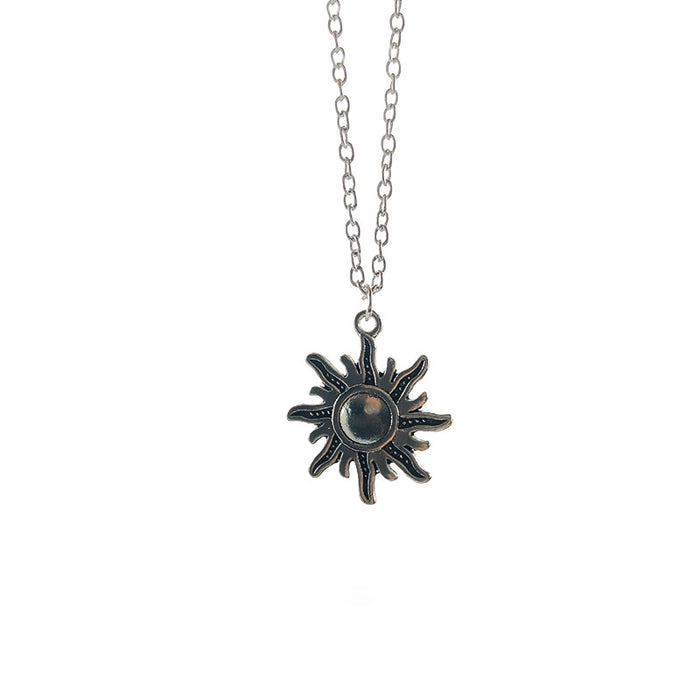 Wholesale Necklaces Alloy Cutout Sun Moon Couple Accessories JDC-NE-JYS052