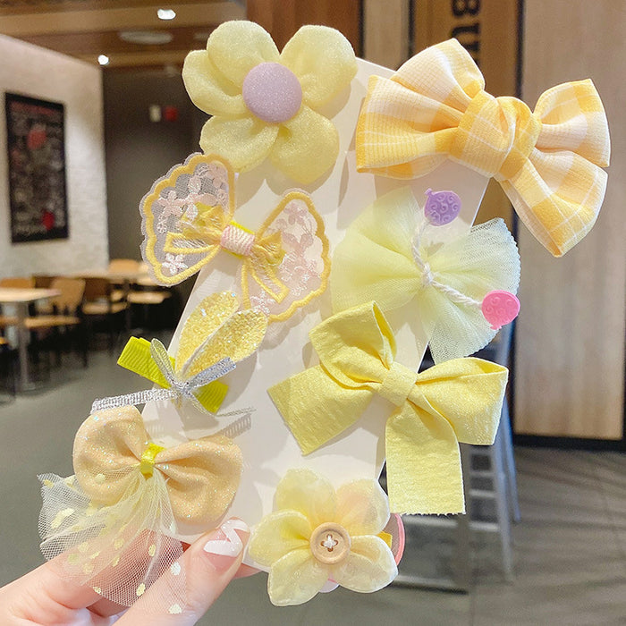 Wholesale Cute Lace Bow Hair Accessories Set JDC-HC-XYi001