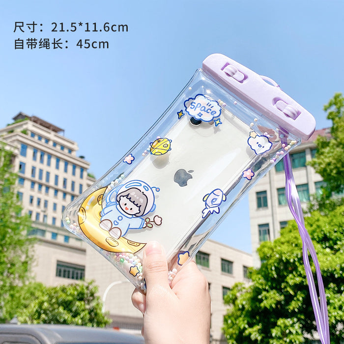 Wholesale PVC Touch Screen Mobile Phone Waterproof Bag MOQ≥2 JDC-WB-Zhimei001