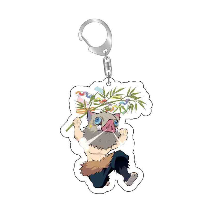 Wholesale keychain acrylic double-sided transparent stand pendant (M) JDC-KC-XiMi003