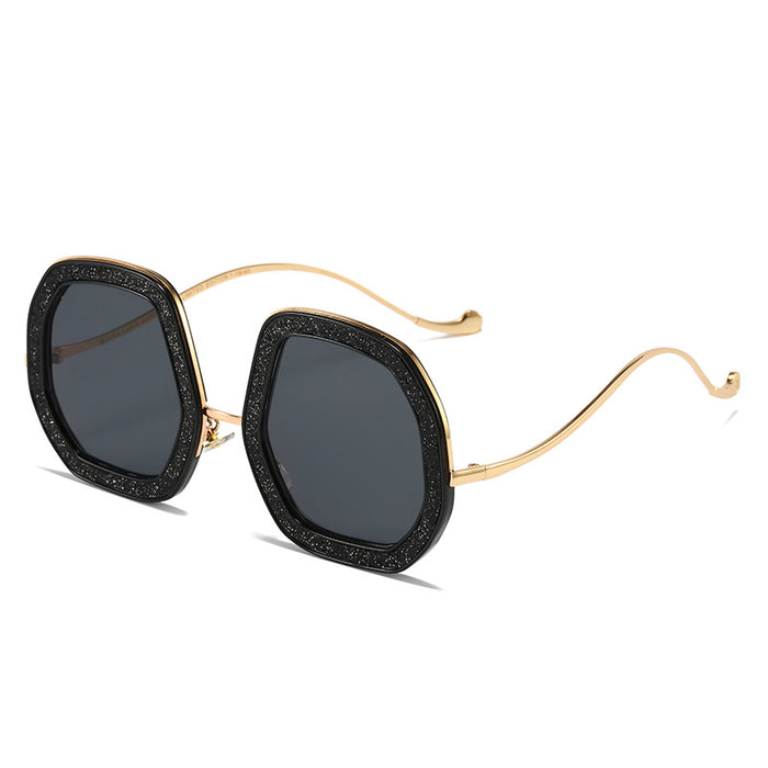 Wholesale PC Lens Glitter Sunglasses JDC-SG-XiY001