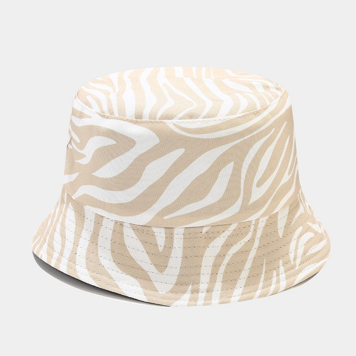 Sombrero de cubo de impresión de patrón de vaca al por mayor JDC-FH-LVYI017