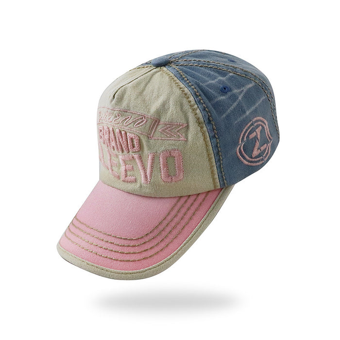 Wholesale letter embroidery soft top baseball cap peaked cap washed and worn JDC-FH-YGuan003