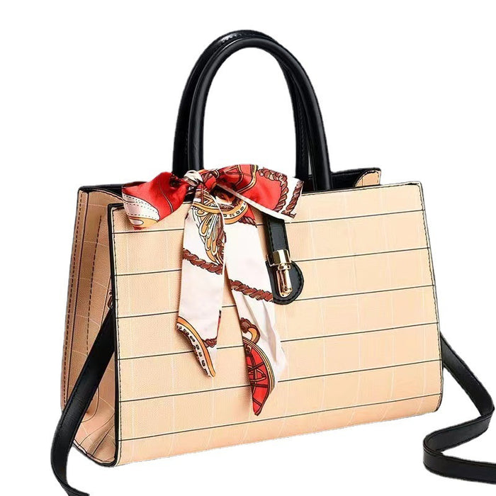Wholesale Shoulder Bag PU Plaid Large Capacity Handbag Diagonal Cross JDC-SD-haim015