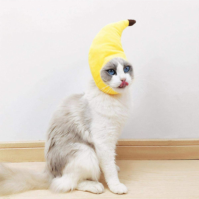 Wholesale Hat Velvet Cat Funny Banana Head Cover MOQ≥2 JDC-FH-DTu002
