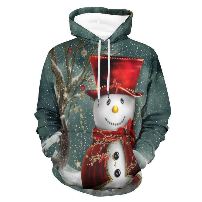Wholesale Christmas tree 3D printing sweater men JDC-CTS-QiQ002