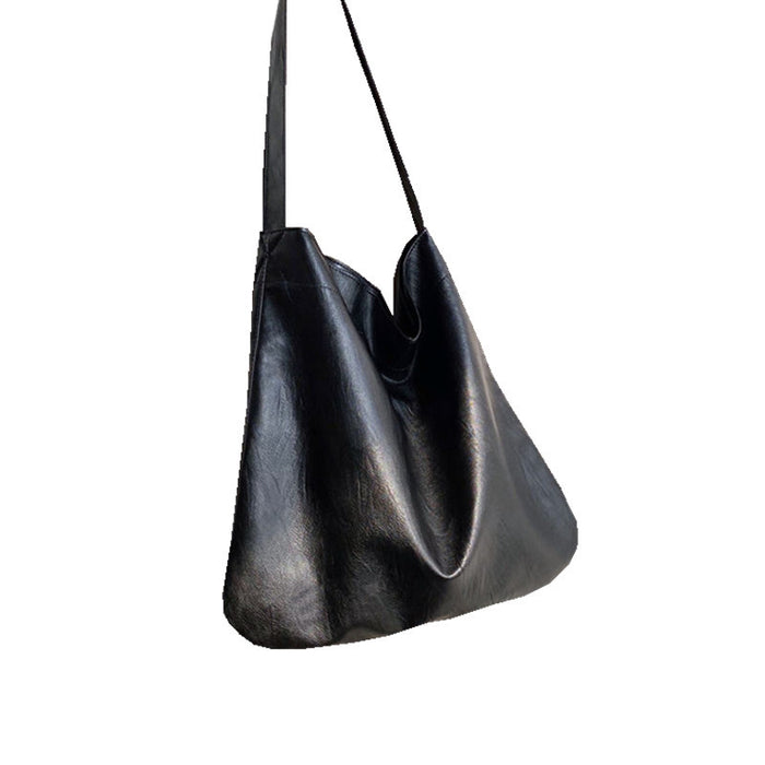 Wholesale Handbag PU Solid Color Simple Large Capacity Tote Bag JDC-HB-JXF001