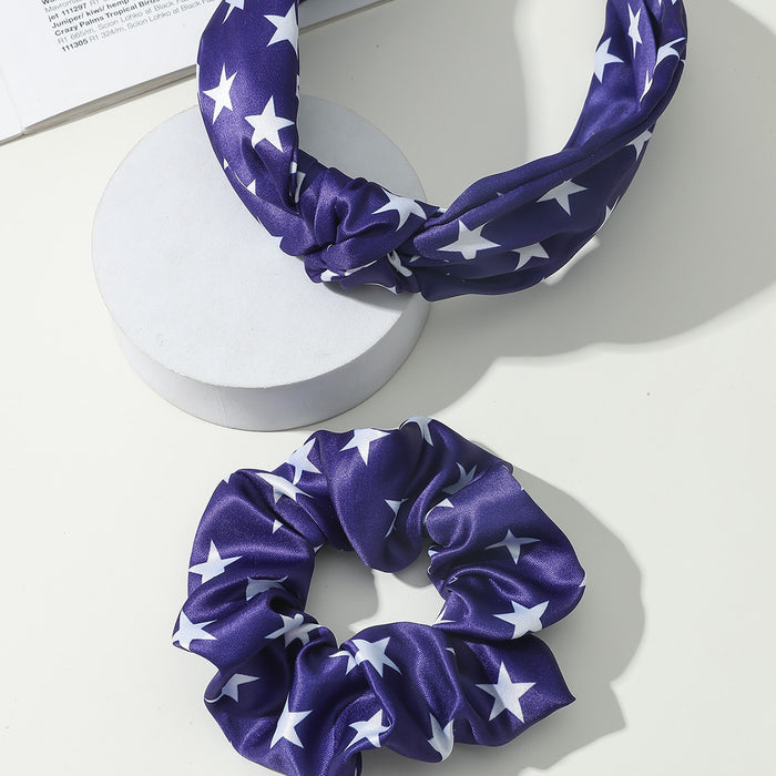 Wholesale headband cloth knotted purple colon ring set MQO≥3 JDC-HD-JZhen005