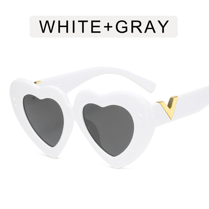 Jewelry WholesaleWholesale peach heart sunglasses JDC-SG-GuangD002 Sunglasses 光度 %variant_option1% %variant_option2% %variant_option3%  Factory Price JoyasDeChina Joyas De China