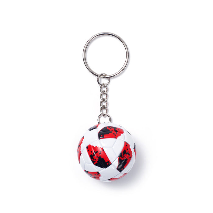 Wholesale mini football pendant keychain bag pendant MOQ≥2 JDC-KC-HLv005